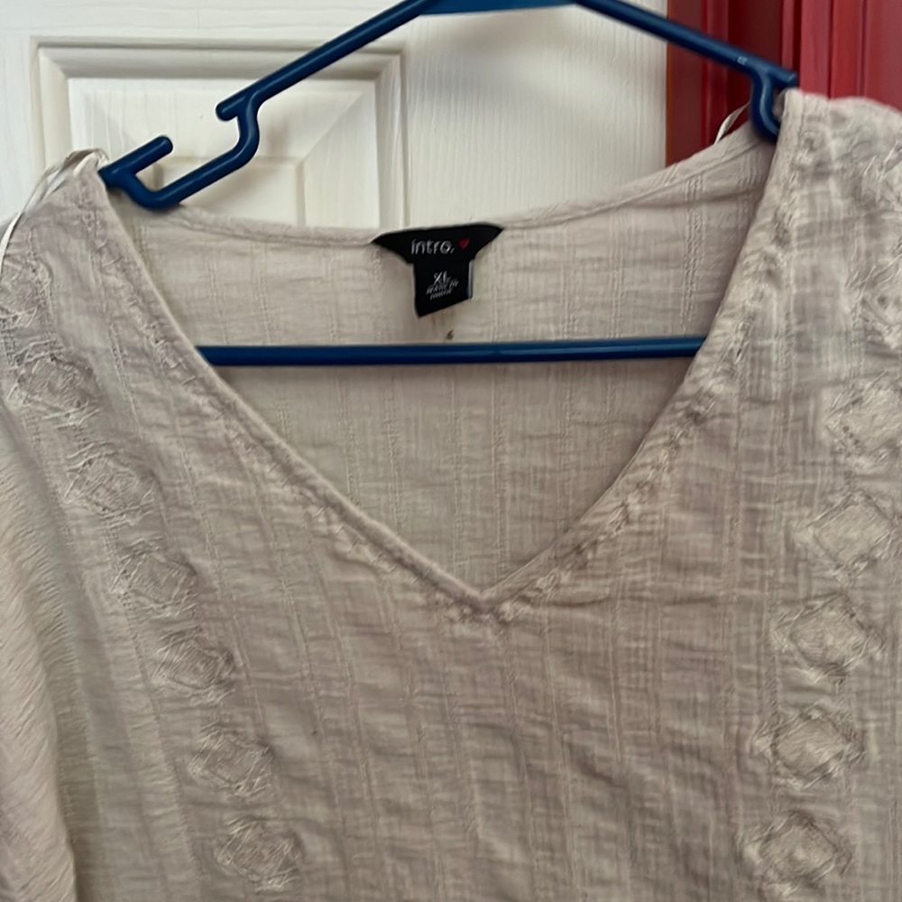 Beige summer top-very lightweight